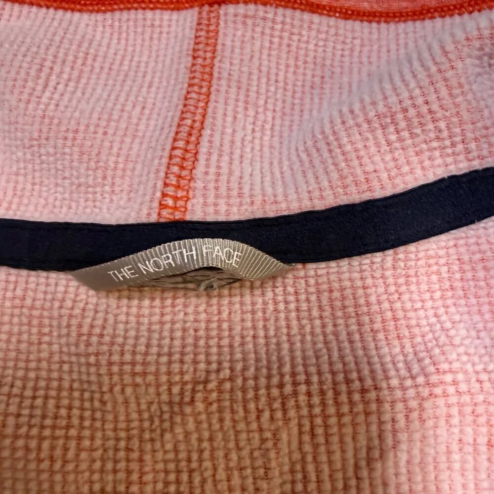 The North Face 1/4-Zip Pullover Men’s Large Orange Heather EUC‎